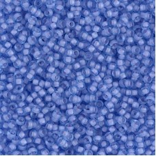 11/0 Miyuki Seed Beads - Semi Frosted Pale Blue Lined Cornflower - 24gm