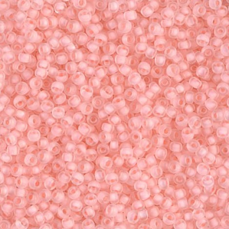 11/0 Miyuki Seed Beads - Semi Matte Pale Rose Lined Crystal - 24gm 11/0 Miyuki Seed Beads - Semi Matte Pale Rose Lined Crystal - 24gm