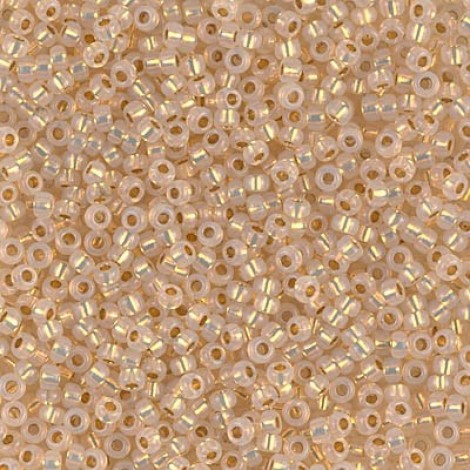 11/0 Miyuki Seed Beads - 24K Gold Lined Opal - 8.5gm