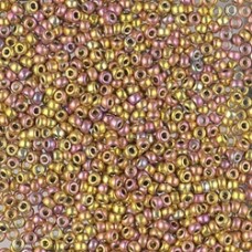 11/0 Miyuki Seed Beads - 24kt Gold Light Plated - 5gm