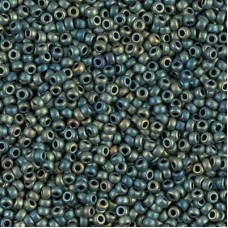 11/0 Miyuki Seed Beads - Matte Met Patina Iris - 8.5gm