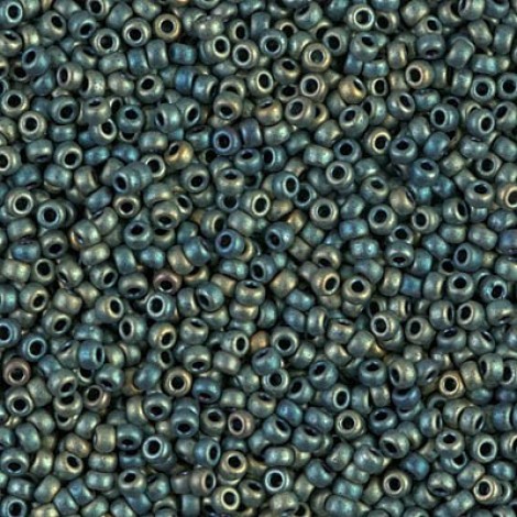 11/0 Miyuki Seed Beads - Matte Met Patina Iris - 8.5gm