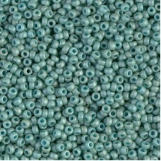 11/0 Miyuki Seed Beads - Matte Opaque Seafoam Luster