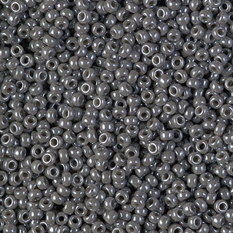 11/0 Miyuki Seed Beads - Opaque Smoke Luster - 10gm 11/0 Miyuki Seed Beads - Opaque Smoke Luster - 10gm