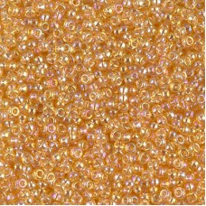11/0 Miyuki Seed Beads - Light Gold Crystal AB