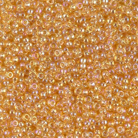 11/0 Miyuki Seed Beads - Light Gold Crystal AB