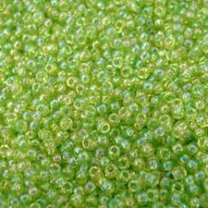 11/0 Miyuki Seed Beads - Transp Chartreuse AB - 24gm