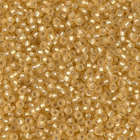 11/0 Miyuki Seed Beads - Silver Lined Matte Gold - 10gm 11/0 Miyuki Seed Beads - Silver Lined Matte Gold - 10gm