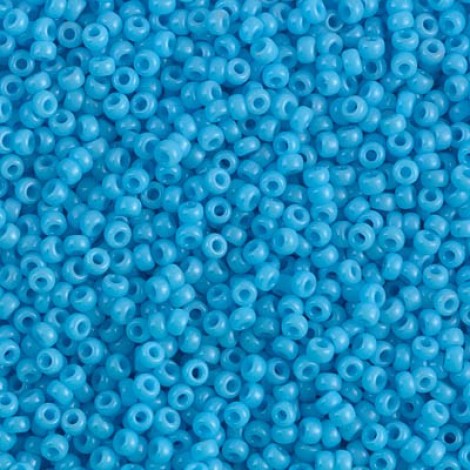 11/0 Miyuki Seed Beads - Opaque Turquoise Blue - 10gm