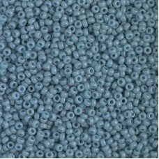 11/0 Miyuki Duracoat Seed Beads - Dyed Opaque Slate Blue - 23gm