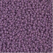 11/0 Miyuki Seed Beads - Duracoat Opaque Dyed Purple - 8.5gm