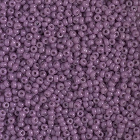 11/0 Miyuki Seed Beads - Duracoat Opaque Dyed Purple - 8.5gm 11/0 Miyuki Seed Beads - Duracoat Opaque Dyed Purple - 8.5gm