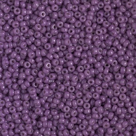 11/0 Miyuki Seed Beads - Duracoat Opaque Dyed Dark Purple - 23gm 11/0 Miyuki Seed Beads - Duracoat Opaque Dyed Dark Purple - 23gm