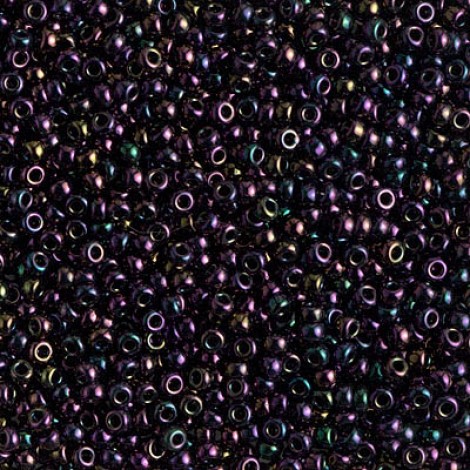 11/0 Miyuki Seed Beads - Purple Iris - 8.5gm 11/0 Miyuki Seed Beads - Purple Iris - 8.5gm