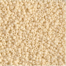11/0 Miyuki Seed Beads - Opaque Dark Cream - 24gm
