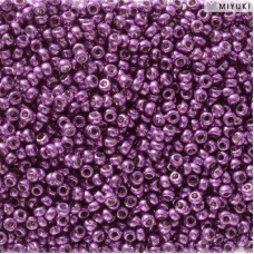 11/0 Miyuki Duracoat Seed Beads - Duracoat Galvanized Purple Orchid - 10gm