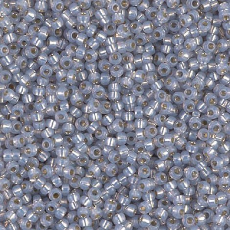 11/0 Miyuki Seed Beads - Dyed Smoky Opal Silverlined Alabaster