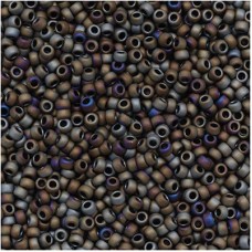 8/0 Toho Japanese Seed Beads - Matte-Color Iris Brown