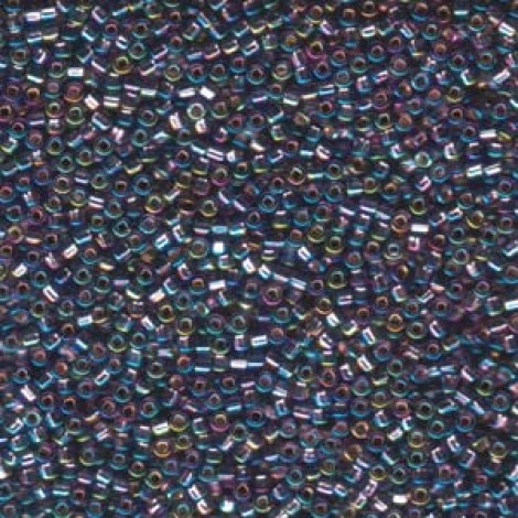 11/0 Matsuno Seed Beads - Silver Lined Square Hole Purple Rainbow