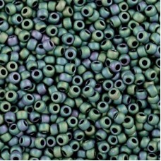 11/0 Toho Seed Beads - Matte-Color Iris Teal