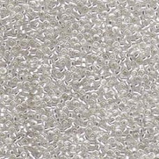 11/0 Miyuki Seed Beads - Silver Lined Crystal 