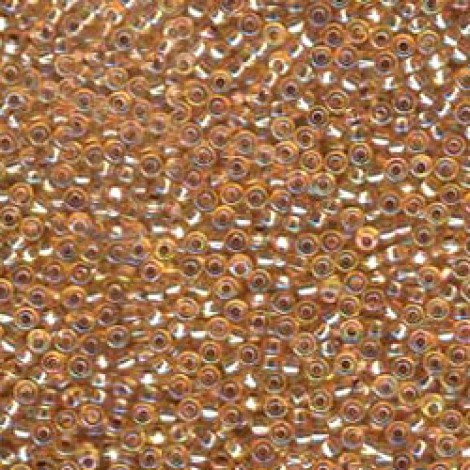 11/0 Miyuki Seed Beads - Silver Lined Gold AB