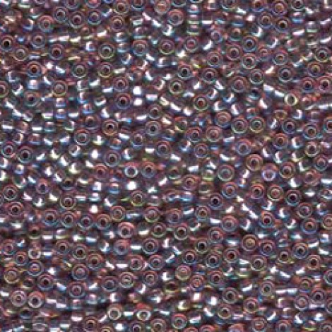 11/0 Miyuki Seed Beads - Silver Lined Smokey Amethyst AB - 12.5gm 11/0 Miyuki Seed Beads - Silver Lined Smokey Amethyst AB - 12.5gm
