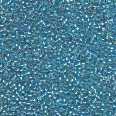 11/0 Miyuki Seed Beads - Silver Lined Aqua AB