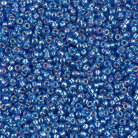 11/0 Miyuki Seed Beads - Silver Lined Sapphire AB - 250gm Factory Pack