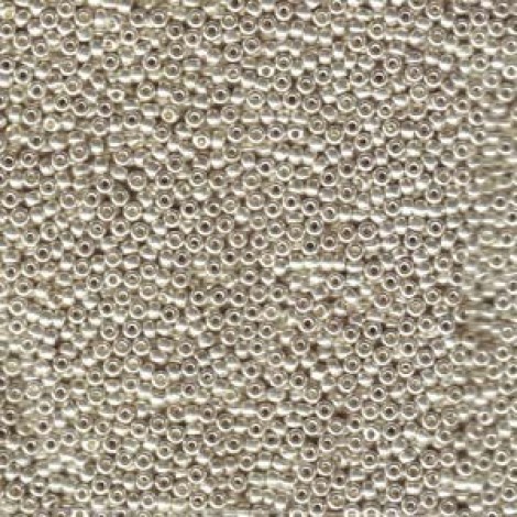 11/0 Miyuki Seed Beads - Galvanised Silver - 10gm