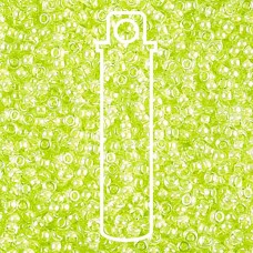 11/0 Miyuki Seed Beads - Luminous Limeade - 23.5gm