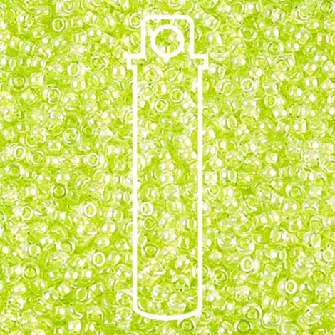 11/0 Miyuki Seed Beads - Luminous Limeade - 23.5gm