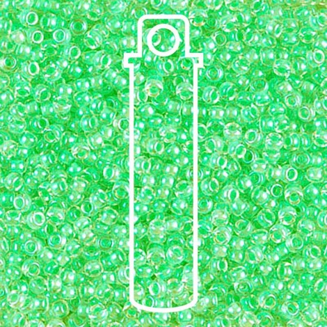 11/0 Miyuki Seed Beads - Luminous Mint Green - 23.5gm 11/0 Miyuki Seed Beads - Luminous Mint Green - 23.5gm