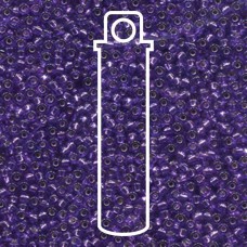 11/0 Miyuki Seed Beads - Silver Lined Purple - 24gm
