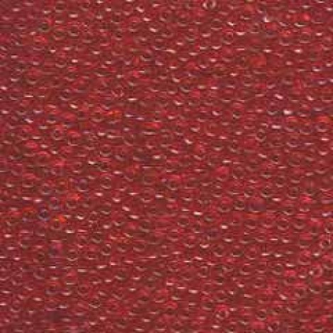 11/0 Miyuki Seed Beads - Transparent Ruby - 8.5gm 11/0 Miyuki Seed Beads - Transparent Ruby - 8.5gm