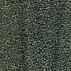 11/0 Miyuki Seed Beads - Matte Transparent Grey