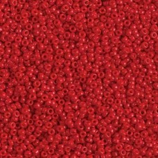 11/0 Miyuki Seed Beads - Opaque Red - 23gm