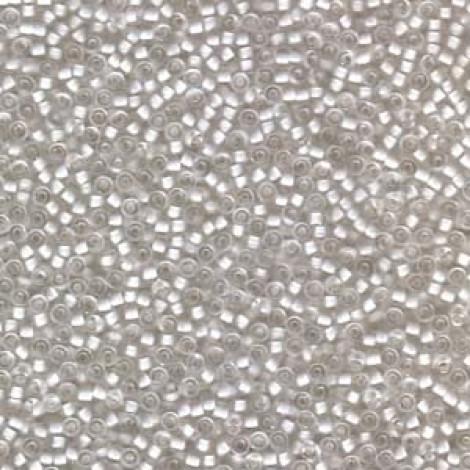11/0 Miyuki Seed Beads - White Lined Crystal - 24gm 11/0 Miyuki Seed Beads - White Lined Crystal - 24gm