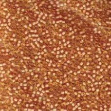 11/0 Miyuki Seed Beads - Semi-Matte Light Peach/Amber