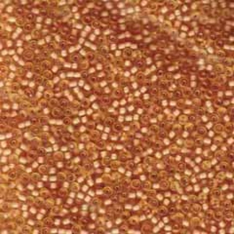 11/0 Miyuki Seed Beads - Semi-Matte Light Peach/Amber - 24gm