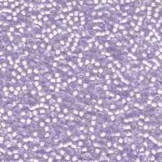 11/0 Miyuki Seed Beads - Semi-Matte Lilac Lined Crystal - 10gm