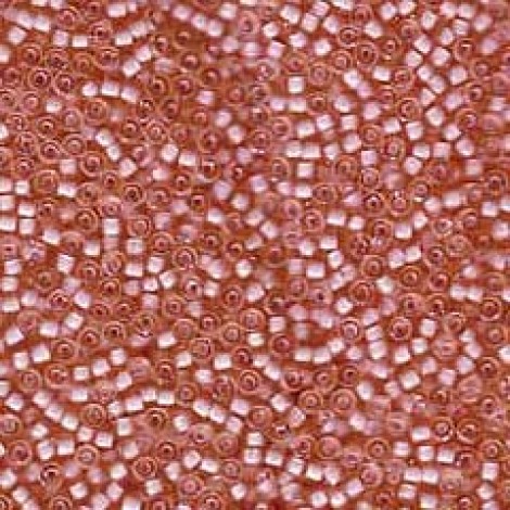 11/0 Miyuki Seed Beads - Semi-Matte Salmon Lined Light Amber - 10gm