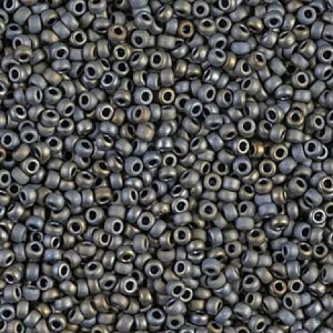 11/0 Miyuki Seed Beads - Matte Metallic Silver - 10gm 11/0 Miyuki Seed Beads - Matte Metallic Silver - 10gm