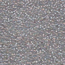 15/0 Miyuki Seed Beads - Taupe Lined Crystal AB - 12.5gm