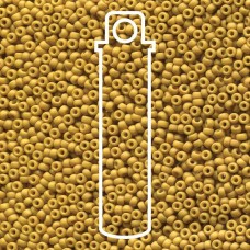11/0 Miyuki Seed Beads - Opaque Dark Mustard - 24gm