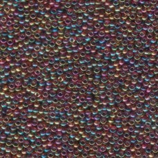 11/0 Miyuki Seed Beads - Transp Topaz AB