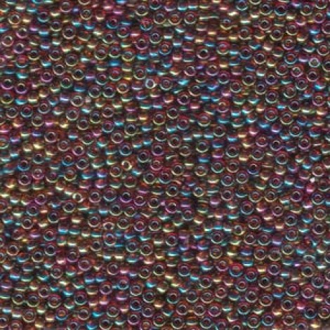 11/0 Miyuki Seed Beads - Transp Topaz AB - 12.5gm 11/0 Miyuki Seed Beads - Transp Topaz AB - 12.5gm