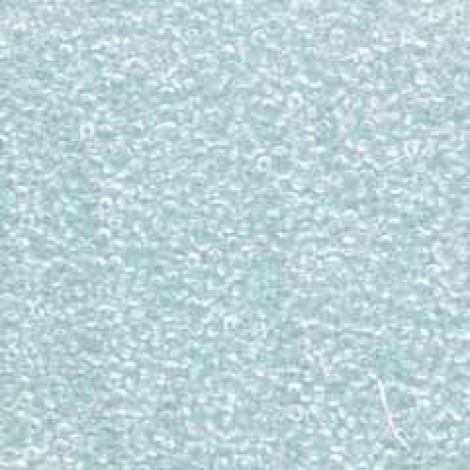 11/0 Miyuki Seed Beads - Light Ice Blue Lined Crystal AB - 24gm