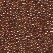 11/0 Miyuki Seed Beads - Dk Red Gold Luster - 12.5gm