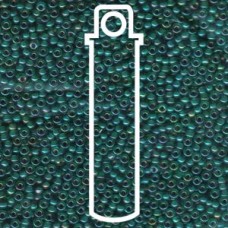 11/0 Miyuki Seed Beads - Transparent Lined Emerald Luster - 24gm